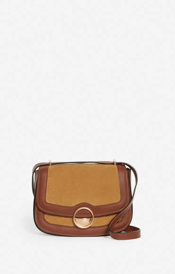 Vanessa Bruno Petit Sac u00c0 Rabat Romy En Suede Et Cuir Lisse